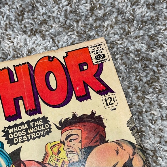 KEY 1966 MARVEL THOR - 1st Title Issue! - Stan Lee Silver Age Comic #126 - Picture 4 of 11